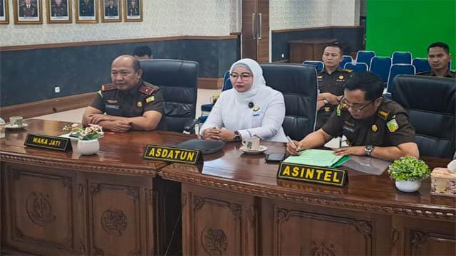 Wakajati Riau Ikuti Sosialisasi Jaksa Agung Tentang Pengamanan Pembangunan Strategis