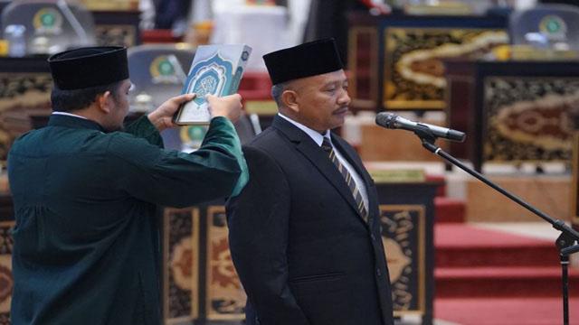 Sehat Abdi Saragih Resmi Jadi Anggota DPRD Riau PAW Alm Amyurlis