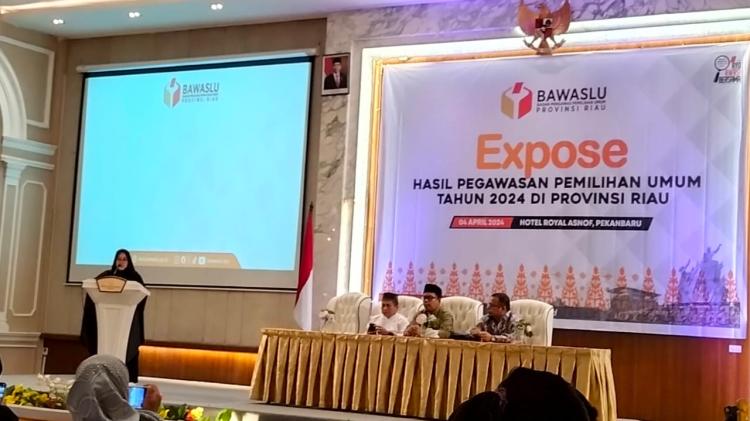 Bawaslu Riau Gelar Expose Hasil Pengawasan Pemilihan Umum 2024