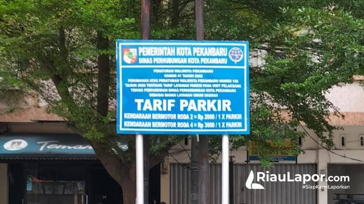 Tarif Parkir di Pasar Tradisional Pekanbaru, Direncanakan Akan Turun Menjadi Rp1.000
