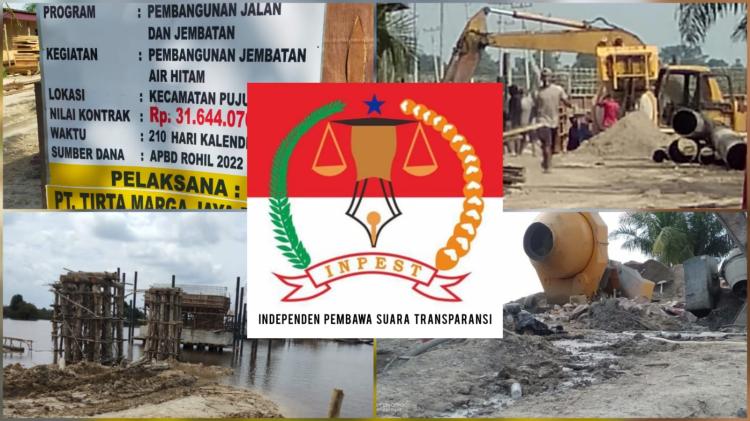 Ketum Lembaga INPEST di Periksa Kejati atas Laporan Pembangunan Jembatan Air Hitam Rohil