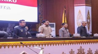 Rapat Paripurna Penyampaian Keputusan DPRD Pekanbaru Tentang Rekomendasi Terhadap LKPJ Pemerintah Tahun 2023