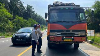 Tim Gabungan Dishub dan Ditlantas Polda Riau Tilang 118 Kendaraan Razia di Pelalawan